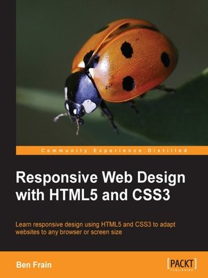 cover image of Responsive Web Design with HTML5 and CSS3